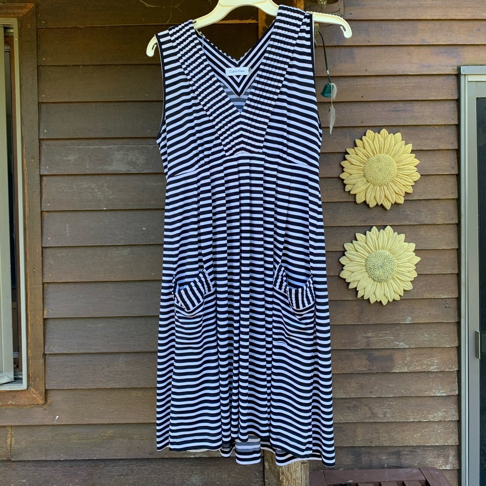 Calvin Klein Striped Dress
